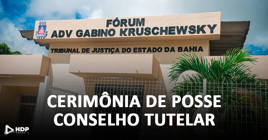 Cerimônia dos novos conselheiros tutelares de Terra Nova aconteceu hoje, (10) no Fórum Gabino Kruschewsky